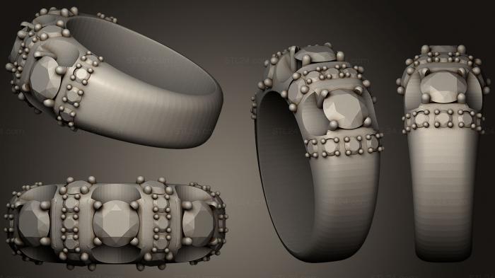 Ювелирные перстни и кольца (Кольцо 68, JVLRP_0169) 3D модель для ЧПУ станка